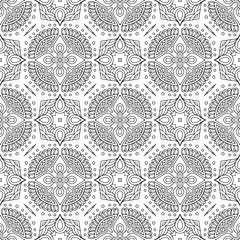 Seamless pattern. Vintage decorative elements