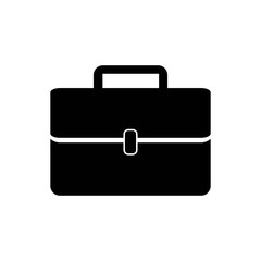 Vector briefcase icon illustration isolated on white background