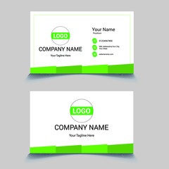 Print ready Modern presentation card. Vector business card template. Visiting card for business and personal use. Vector illustration design.