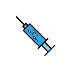 artificial insemination line icon, vector illustration