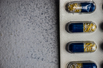 COVID-19 healthcare  concept with pills