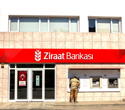 Ankara, Turkey : Ziraat Bank, The largest and oldest financial institution in Turkey. The Republic of Turkey is a state bank.