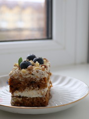 cake with chocolate