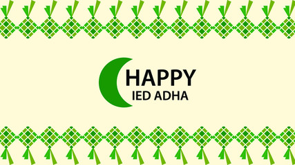 Greeting Invitation Card for Celebration Eid Adha