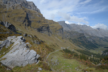 sur les pentes du col de Klausen - Suisse