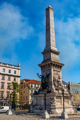 Fototapeta na wymiar Lisbon Monument to the Restorers