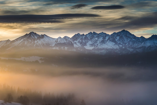 Fototapeta Z widokiem na Tatry
