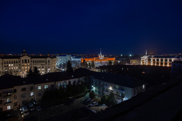 Fototapeta na wymiar Tiraspol view from the window