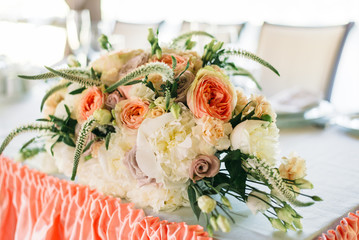 Bouquet for table decoration