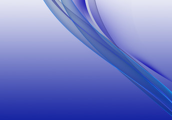 Obraz premium Abstract background waves. White and royal blue abstract background for wallpaper or business card