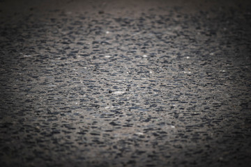 Background of an empty stone road, close up
