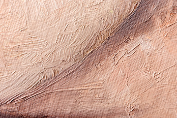 detail of artistic abstract oil painted with brush strokes background