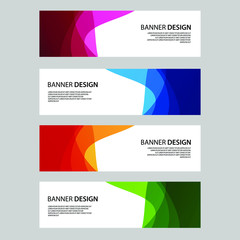 Vector Abstract banner web template