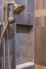 Obraz premium Shower head in shower