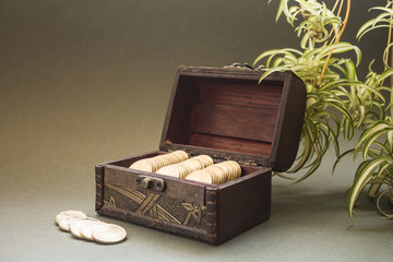 cofre de monedas