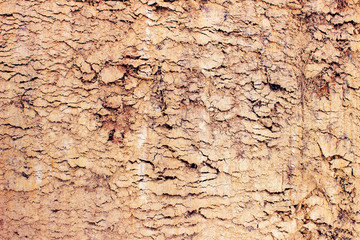 Abstract background of dry sand, close- up