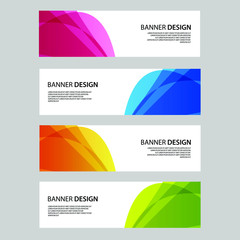 Vector Abstract banner web template