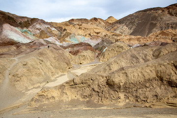 Fototapeta na wymiar Artist's Palette in the Desert