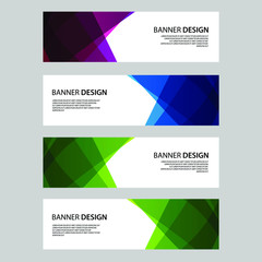 Vector Abstract banner web template