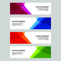 Vector Abstract banner web template