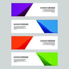 Vector Abstract banner web template
