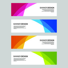 Fototapeta premium Vector Abstract banner web template 