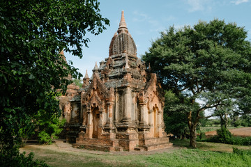 Fototapeta na wymiar temple in bagan myanmar