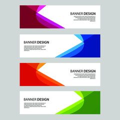 Vector Abstract banner web template
