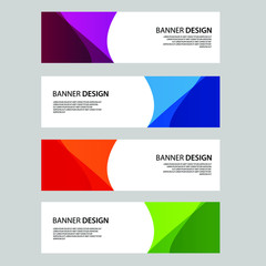 Vector Abstract banner web template