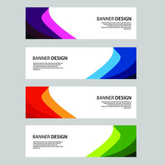 Vector Abstract banner web template