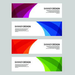 Vector Abstract banner web template