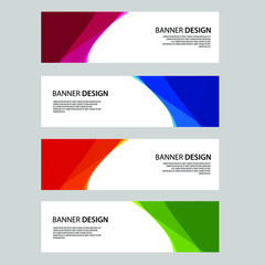 Vector Abstract banner web template