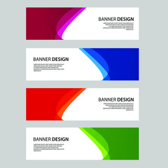 Vector Abstract banner web template