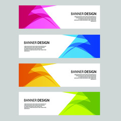 Vector Abstract banner web template