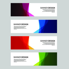 Vector Abstract banner web template