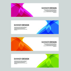 Vector Abstract banner web template