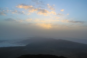 sunrise from the Pico del Teide