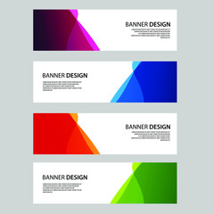 Vector Abstract banner web template