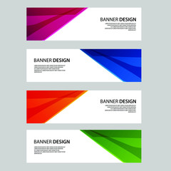 Vector Abstract banner web template