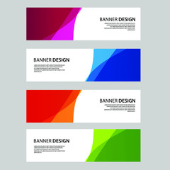 Vector Abstract banner web template