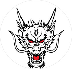 Dragon head tattoo