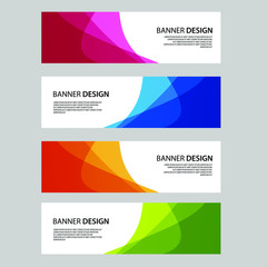 Vector Abstract banner web template
