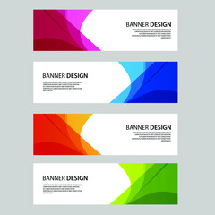 Vector Abstract banner web template