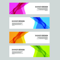 Vector Abstract banner web template