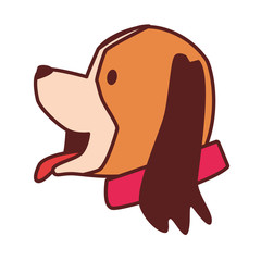 cute little dog mascot character