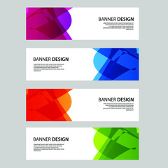 Vector Abstract banner web template