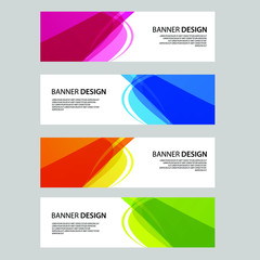Vector Abstract banner web template