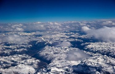 snow covered Himalaya mountain, Tibet China 