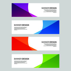 Vector Abstract banner web template