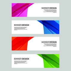 Vector Abstract banner web template